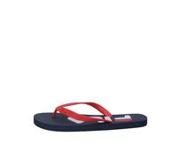 FILA Troy Slipper, Chanclas para Hombre, Azul (Dress Blues High Risk Red), 44 EU