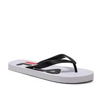 FILA Troy Slipper, Chanclas para Hombre, Blanco/Negro, 41 EU