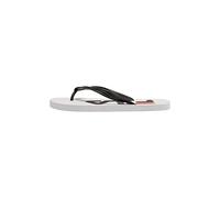 FILA Troy Slipper, Chanclas para Hombre, Blanco/Negro, 42 EU