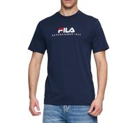 FILA Unisex Brill Tee Black Iris Talla: S | Camisetas de Seda Outlet | Unisex | Negro
