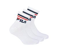 Fila Unisex Calcetines, 3 Par Cuartos - Calcetines Cortos, Sport, Logo-Bund, Uni