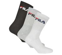 Fila Unisex Calcetines 3 Par - Tenis, Crew Calcetines, Felpa , Sport, Logo 35