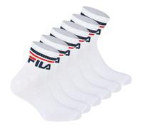Fila Unisex Calcetines, 6 Par Cuartos - Calcetines Cortos, Sport, Logo-Bund, Uni