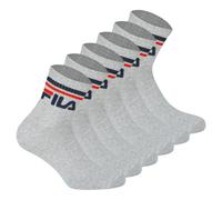 Fila Unisex Calcetines, 6 Par Cuartos - Calcetines Cortos, Sport, Logo-Bund, Uni