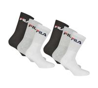 Fila Unisex Calcetines 6 Par - Tenis, Crew Calcetines, Felpa, Sport (2x3-Pac