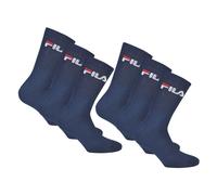 Fila Unisex Calcetines 6 Par - Tenis, Crew Calcetines, Felpa, Sport (2x3-Pac