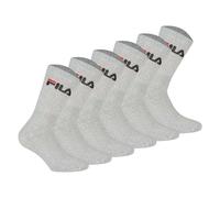 Fila Unisex Calcetines, 6er Paquete - Crew Felpa, Tenis, Sport (2x 3 Par)