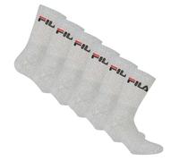Fila Unisex Calcetines, 6er Paquete - Crew Felpa, Tenis, Sport (2x 3 Par)