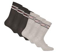 Fila Unisex Calcetines, 6er Paquete - Medias, Street, Lifesyle, Sport (2x 3 Par)
