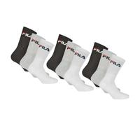 Fila Unisex Calcetines 9 Par - Tenis, Crew Calcetines, Felpa, Sport (3x3-Pac