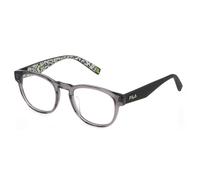 Fila Unisex VFI211 06A7 Monturas ópticas Acetato Gris Redonda
