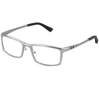 FILA VFI027 Gafas, Matt Satin Palladium, 55 Unisex Adulto