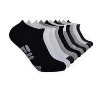 Fila Women's No Show Socks, Multi Colorblock, One Size