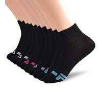 Fila Women's Quarter Ankle Socks, Black, One Size