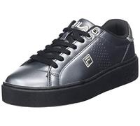 FILA Zapatillas Crosscourt Altezza F Low Wmn para Mujer, Negro/Plateado, 37 EU