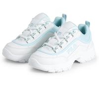FILA Strada Logo Teens, Zapatillas, White Blue Glow, 39 EU