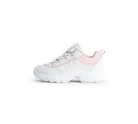 Fila Zapatillas para niña Strada Logo Kids, White Mauve Chalk, 29 EU