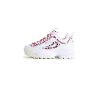 Fila Zapatillas para niñas Disruptor P Adolescentes, White Leopard, 38 EU