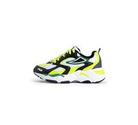 FILA Zapatillas Unisex para niños Cr-cw02 Ray Tracer Kids, Black Acid Lime, 34 EU