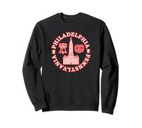 Filadelfia City Hall Soft Pretzel Philly Pensilvania Sudadera