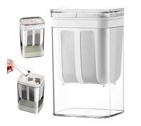Filador de queso de bpa sin queso de yogurt 1100 ml con un fabricante de leche de tuerca de jugo de malla y tapa de tapa para fabricar leche griega de soya griega de yogurt, colador de yogurt griego,