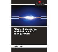Filament discharge modeled in a 1.5D configuration