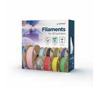 Filamento 3D Gembird 3DP-ABS1.75-01-S ABS Plata 1,75mm 1,4kg Compatibilidad Universal