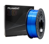 Filamento 3d pla silk - diametro 1.75mm - bobina 1kg - color azul
