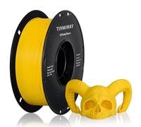 Filamento de Fibra de Vidrio PETG 1.75mm, Filamento de Impresión 3D PETG GF de Alta Resistencia al Impacto, Apto para la mayoría de Impresoras 3D FDM, 1 KG 1 Bobina, Esmerilado Carter Amarillo
