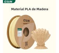 Filamento de Impresión 3D ESUN Wood PLA 3/5kg 1.75mm, Hilo para Impresión 3D, Embalaje al Vacío, Almacenes Locales, Plástico Colorido para Impresora 3D FDM Plain wood