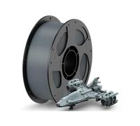Filamento De Impresora 3D Compatible Con ANYCUBIC PETG, 1,75 Mm +/-0,02 Mm | Consumibles Duraderos For Impresoras Compatibles Con Kobra 3 Combo S1C(1KG Texture Sliver)