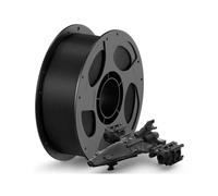 Filamento De Impresora 3D Compatible Con ANYCUBIC PETG, 1,75 Mm +/-0,02 Mm | Consumibles Duraderos For Impresoras Compatibles Con Kobra 3 Combo S1C(1KG Black)