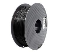 Filamento De Impresora 3D, Filamento PETG De 1,75 Mm +/- 0,03 Mm, Carrete De 1 KG, Material De Impresión 3D para Impresora 3D Y Bolígrafo 3D(Color:Negro)