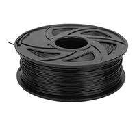 Filamento de impresora PLA negro de 1,75 mm y 1 kg, material de impresión 3D de alta precisión con una tolerancia de ±0,05 mm, fácil de imprimir para uso doméstico, juguetes y