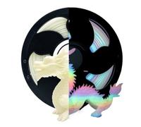 Filamento De La Impresora 3D-Material Glow-in-the-Dark PLA Multicolor Pla 1,75 Mm | PRINCIPABLE DE LA IMPRESIÓN DE LUMINUNO PRINCIPO | Bobina de 1 kg para modelos y prototipos 3D de alta precisión