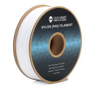 Filamento de nailon SainSmart PA6 de 1,75 mm para impresora 3D, bobina de cart?n de 1 kg (2,2 lb), precisi?n dimensional de +/- 0,04 mm, color blanco.