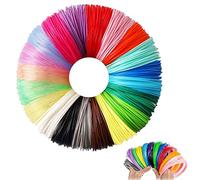 Filamento de Pluma 3D, Filamento para Bolígrafo 3D, 3D Pluma Filament, 3D Pen Refills, Consumibles de Impresión 3D Filamentos Lapiz 3D Diámetro 1,75mm, 20 colores (color aleatorio) longitud total 60M