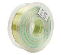 Filamento de Seda, Gradación de Color sin Burbujas, Antiobstrucción Suave, Filamento PLA de 1,75 Mm, Brillo Sedoso, Dureza Fuerte para Bricolaje