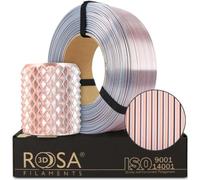 Filamento de seda PLA Magic Silk 3D rosa de 1,75 mm para impresora 3D, materiales de impresión, ligero, brillante, biodegradable, PLA 3D, material de impresión 3D, relleno glamour de 1 kg