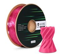 Filamento de TPU SainSmart GT-3 de 1,75 mm, transparente, rosa, flexible, para impresora 3D, alta velocidad de impresi n (500 mm/s), alta fluidez