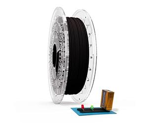 Filamento Filaflex Conductivo TPU flexible conductor de electricidad compatible con la mayoría de las impresoras 3D del mercado con una dureza shore 92A,1.75mm 500 gr, Negro