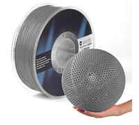 Filamento flexible SainSmart PEBA de alto rebote de 90 A, 1 kg, Super TPU con un 78% de rebote, un 20% más ligero y una impresión dos veces más rápida, resistencia a base de nailon, 1,75 mm, gris