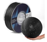 Filamento flexible SainSmart PEBA de alto rebote de 90 A, 1 kg, Super TPU con un 78% de rebote, un 20% más ligero y una impresión dos veces más rápida, resistencia a base de nailon, 1,75 mm, negro