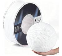 Filamento flexible SainSmart PEBA de alto rebote de 90 A, 1 kg, Super TPU con un 78% de rebote, un 20% más ligero y una impresión dos veces más rápida, resistencia a base de nailon, 1,75 mm, blanco