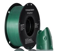 Filamento metálico PETG de 1,75 mm, filamento de impresión 3D TINMORRY PETG PETG con una velocidad de flujo rápida, compatible con impresora 3D Bambu Lab FDM, 1 kg, 1 bobina, verde medianoche metálico