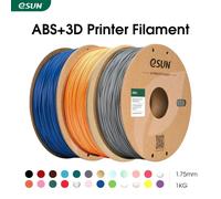 Filamento para Impresora 3D ESUN, 1.75mm, 1KG, ABS+, Filamento de Plástico para Impresión 3D, Bobina de 2.2 LBS, Material de Impresión 3D para Impresora 3D Naranja