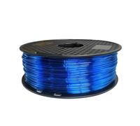 Filamento para impresora 3D, Filamento de impresión 3D TPU Flexible 1,75mm, sin burbujas, sublimación no tóxica, Material plástico for impresora, filamento 0,5 KG/0,25 KG(1B Trans-Blue 250g)