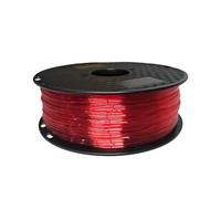Filamento para impresora 3D, Filamento de impresión 3D TPU Flexible 1,75mm, sin burbujas, sublimación no tóxica, Material plástico for impresora, filamento 0,5 KG/0,25 KG(5B Trans-Red 250g)