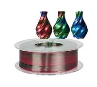 Filamento para impresora 3D, Filamento de impresora 3D tricolor, 250 g PLA 3 colores Material impresión Productos sublimación 1,75 mm Filamentos seda Magic Pla(Red Green Blue)