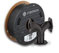 Filamento para impresora 3D Polymaker Fiberon PA12-CF10 de nailon, 1,75 mm, negro, 500 g, bobina de cart n con bordes duros mejorados - Baja sens
